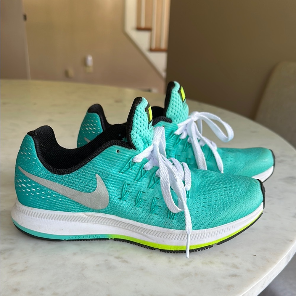 Nike Blue and White Athletic Shoes Performance Mesh